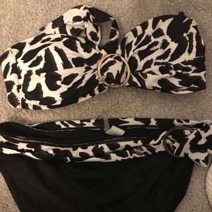 Strapless bikini set
